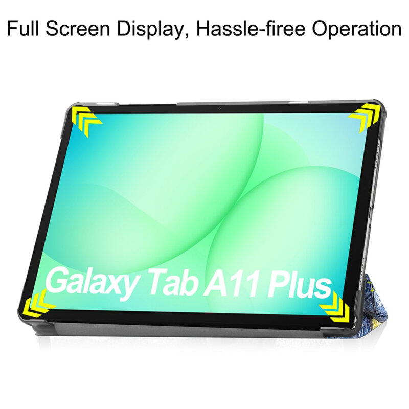 Husa Samsung Galaxy Tab A11 Plus Techsuit FoldPro, Starry Night