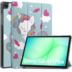 Husa Samsung Galaxy Tab A11 Plus Techsuit FoldPro, Unicorn