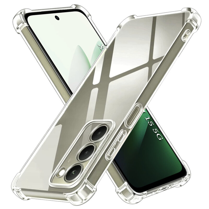 Husa Xiaomi Redmi 15 5G Techsuit Shockproof Clear Silicone, transparenta