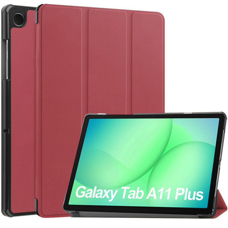 Husa Samsung Galaxy Tab A11 Plus Techsuit FoldPro, rosu