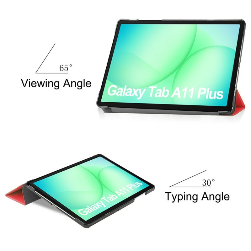 Husa Samsung Galaxy Tab A11 Plus Techsuit FoldPro, rosu