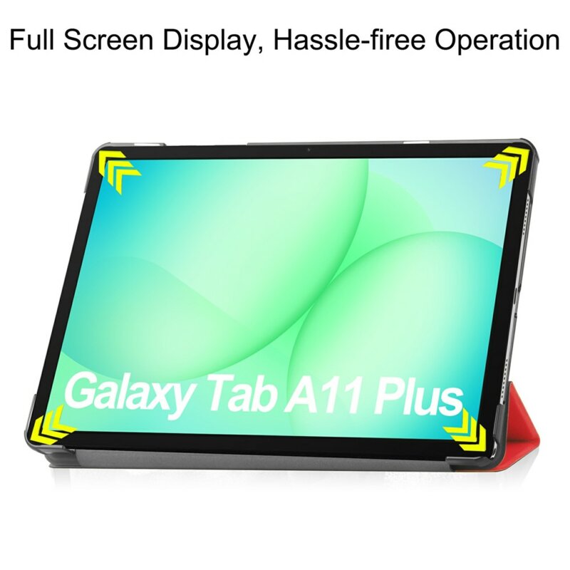 Husa Samsung Galaxy Tab A11 Plus Techsuit FoldPro, rosu
