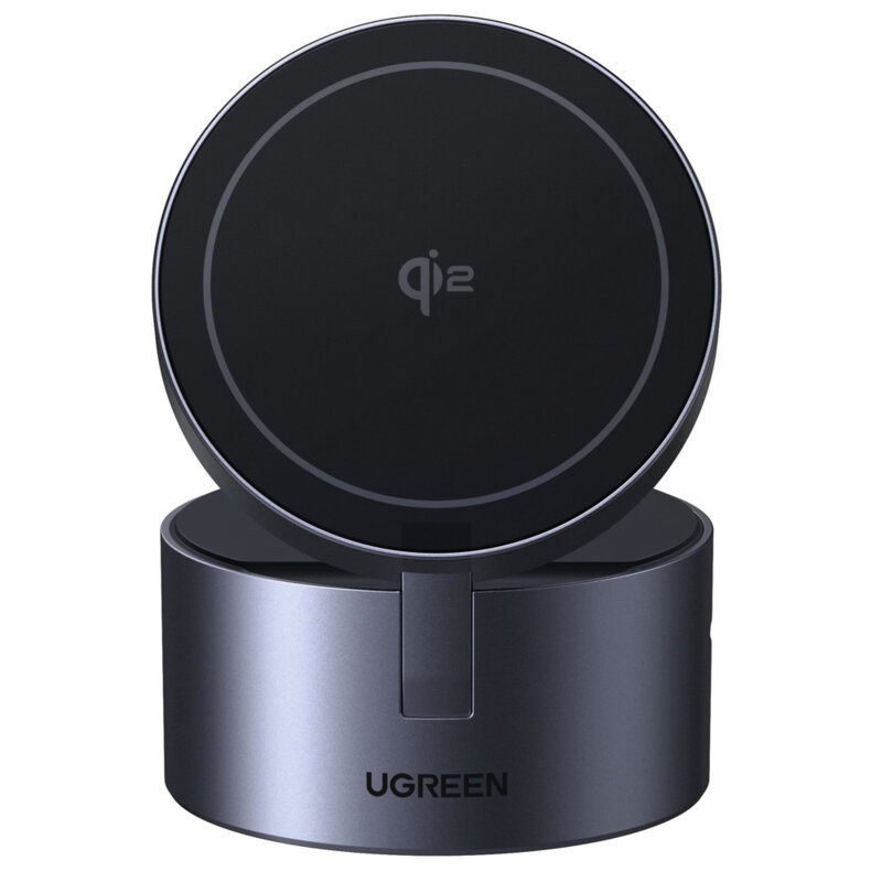 Incarcator wireless MagSafe Qi2 3in1 Ugreen, 25W, gri, 65148