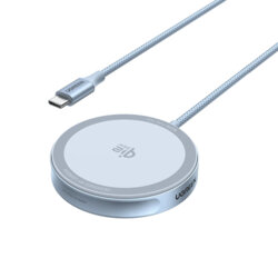 Incarcator wireless MagSafe Qi2, 25W Ugreen, bleu, 55959