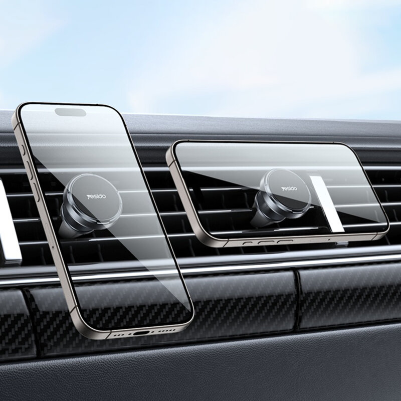 Suport auto magnetic cu design ultra mic, universal Yesido C214