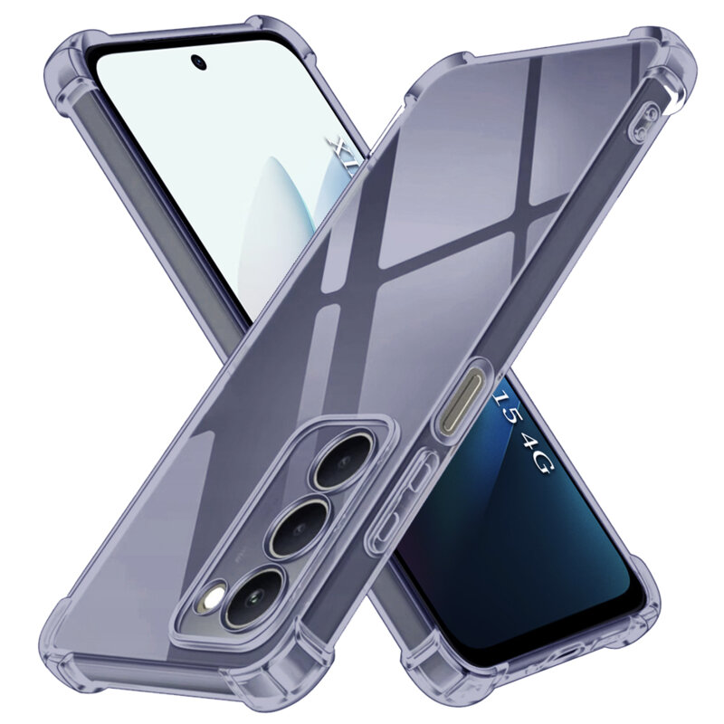 Husa Xiaomi Redmi 15 4G Techsuit Shockproof Clear Silicone, fumuriu