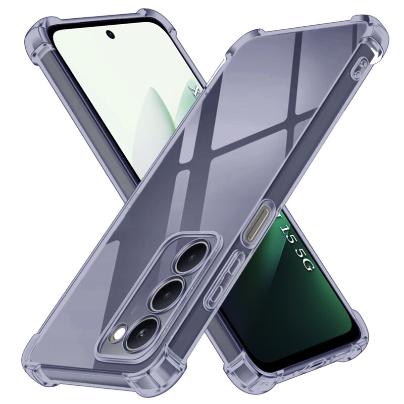 Husa Xiaomi Redmi 15 5G Techsuit Shockproof Clear Silicone, fumuriu