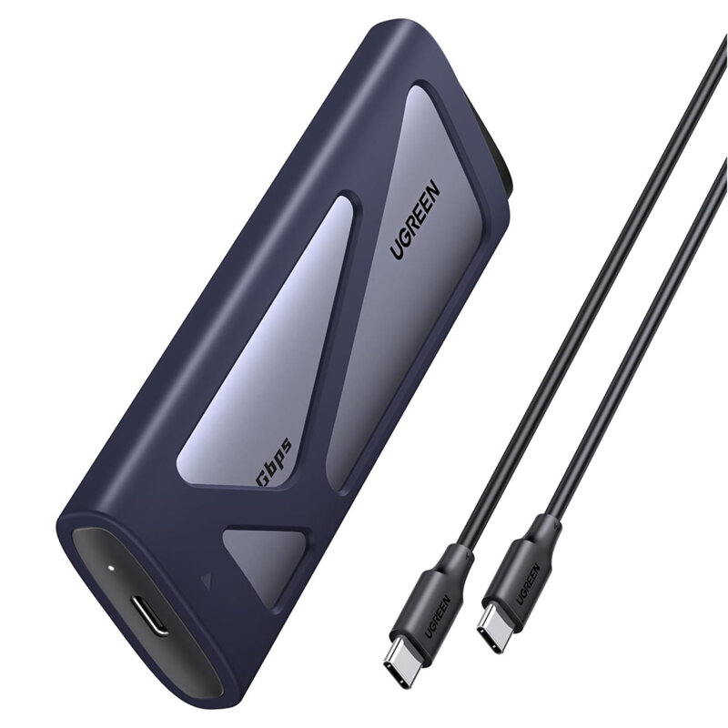 Carcasa SSD M.2 NVMe/SATA Ugreen, 20Gbps, 8TB, gri, 55150