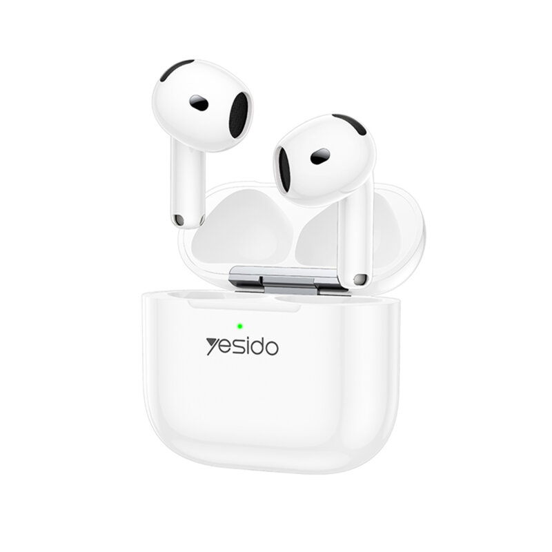 Casti airpod Bluetooth 5.4 cu ANC Yesido TWS32, 300mAh, alb