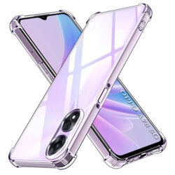 Husa Oppo A78 5G Techsuit Shockproof Clear Silicone, transparenta