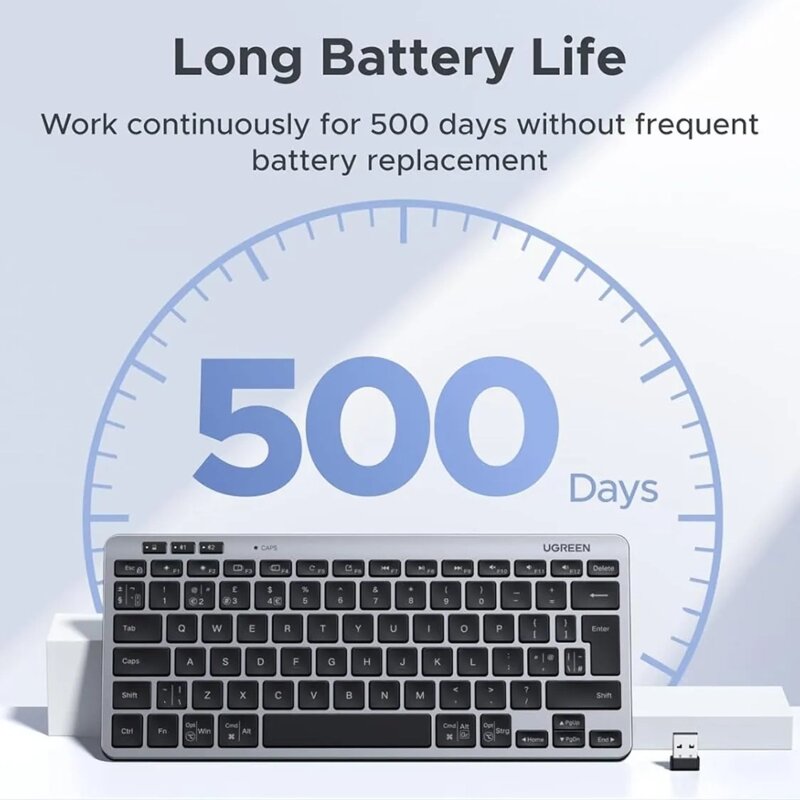 Mini tastatura wireless Bluetooth 5.3 Ugreen, 75049, negru