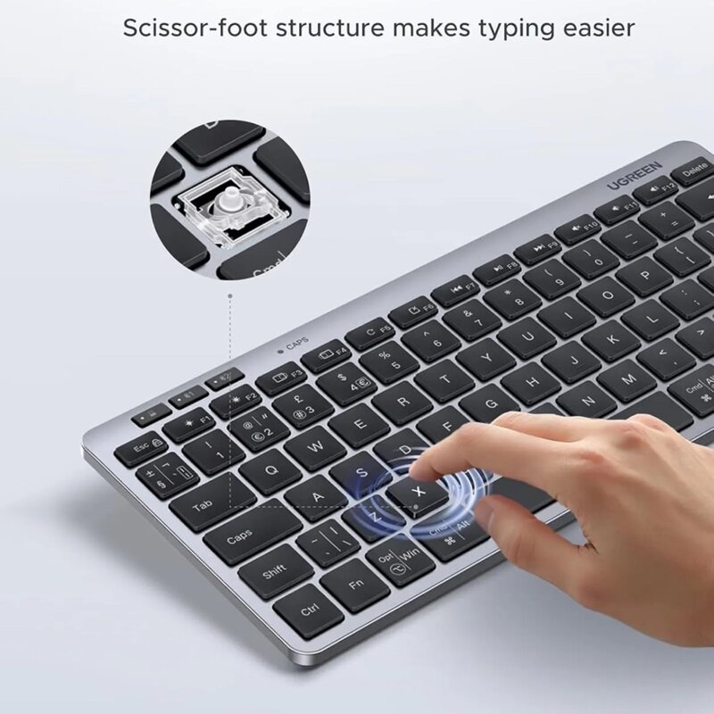 Mini tastatura wireless Bluetooth 5.3 Ugreen, 75049, negru