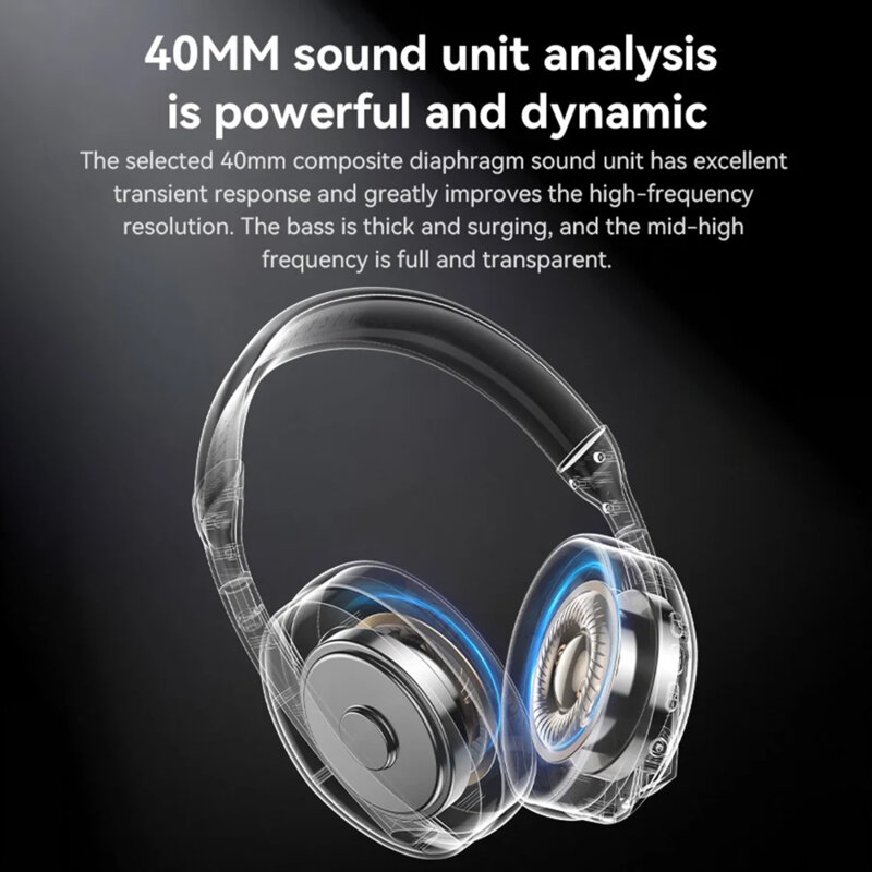 Casti Bluetooth over-ear Noise Cancelling Yesido EP08, 500mAh