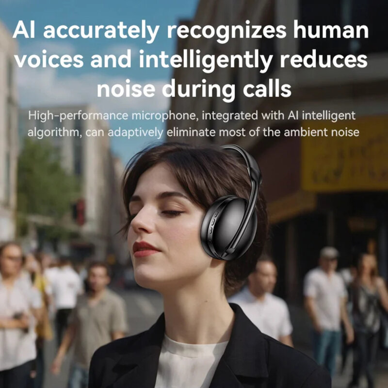 Casti Bluetooth over-ear Noise Cancelling Yesido EP08, 500mAh