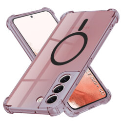 Husa Samsung Galaxy S22 Plus 5G Techsuit Shockproof Clear Silicone MagSafe, fumuriu