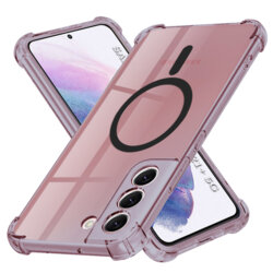 Husa Samsung Galaxy S21 Plus 5G Techsuit Shockproof Clear Silicone MagSafe, fumuriu