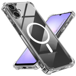 Husa Samsung Galaxy A07 4G Techsuit Shockproof Clear Silicone MagSafe, transparenta