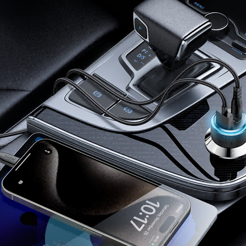 Incarcator auto + cablu Type-C la Lightning, 35W Yesido Y60