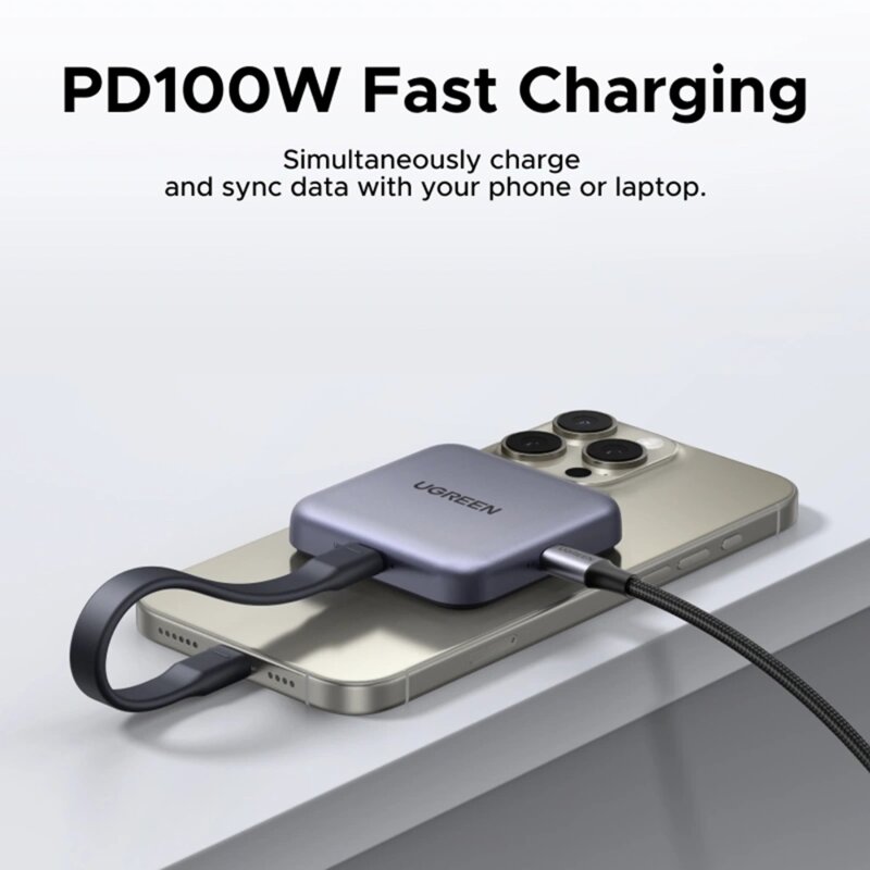 Cititor de carduri magnetic Type-C, SD/TF, 100W Ugreen, 65095