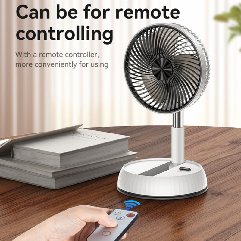 Ventilator portabil cu brat telescopic Yesido YF11, 6000mAh, alb