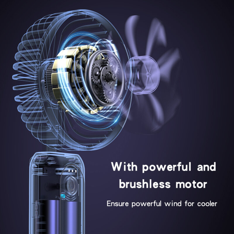 Ventilator portabil, baterie externa 4000mAh Yesido YF10, negru