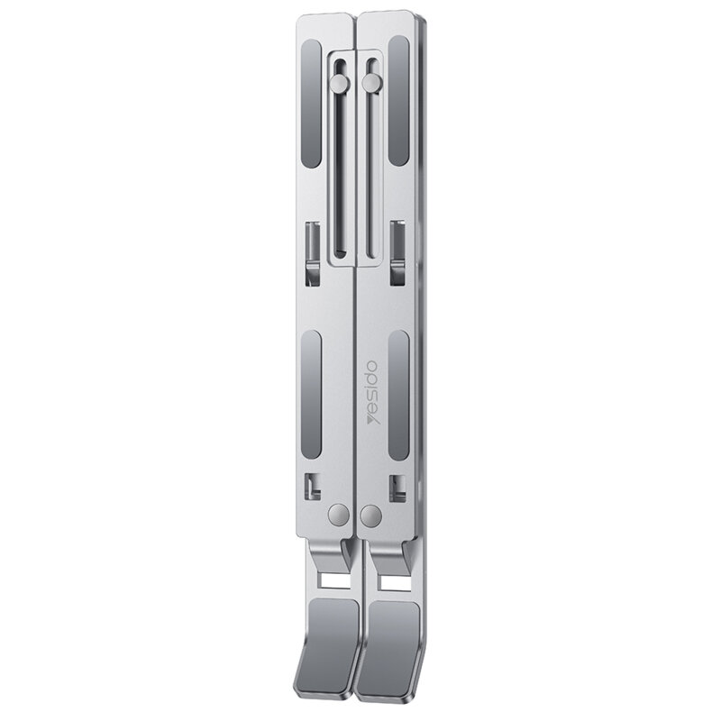 Suport laptop reglabil de birou Yesido LP07, argintiu