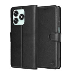 Husa Honor X5c Plus Techsuit Leather Folio, negru