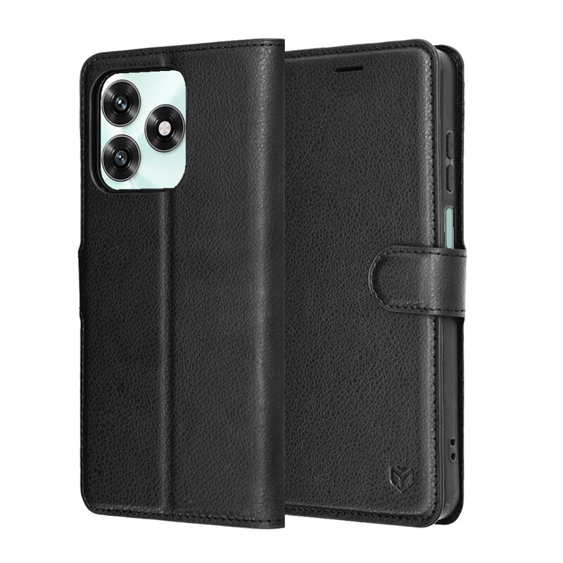 Husa Honor X5c Plus Techsuit Leather Folio, negru