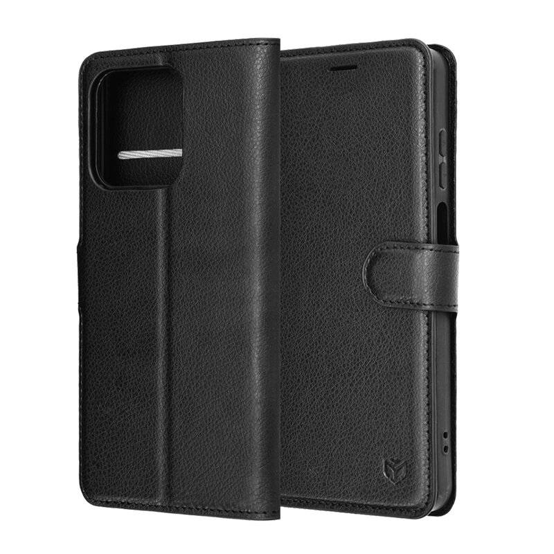 Husa Honor X5c Plus Techsuit Leather Folio, negru