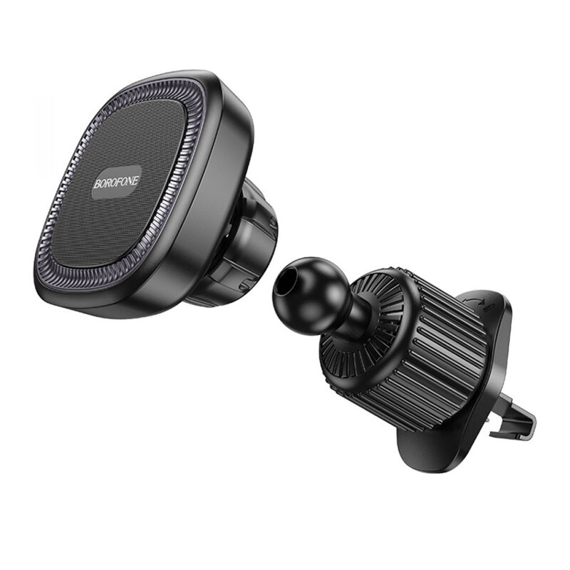 Suport telefon magnetic pentru grila ventilatie Borofone Ice BH96, negru