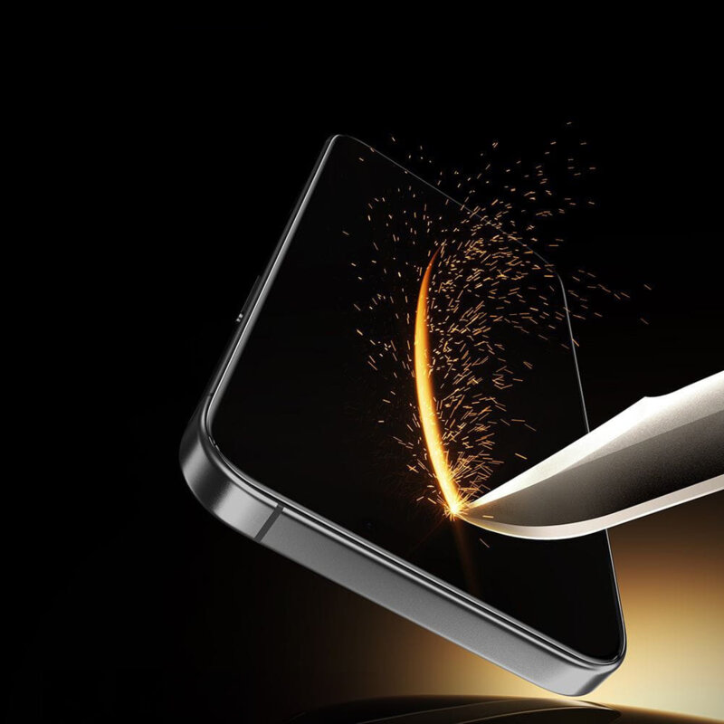 Folie sticla iPhone 17 ESR Corning Gorilla Glass UltraFit™, negru