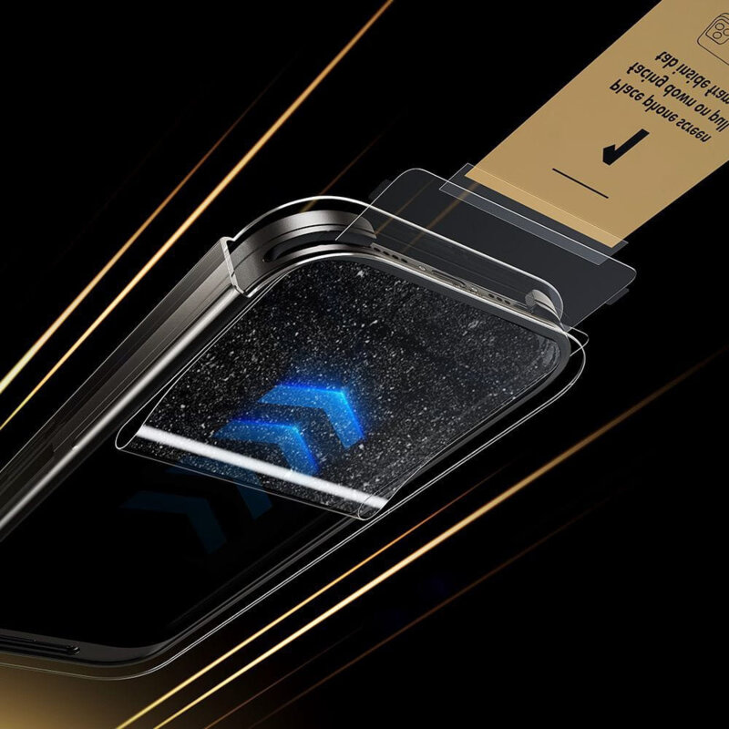 Folie sticla iPhone 17 ESR Corning Gorilla Glass UltraFit™, negru