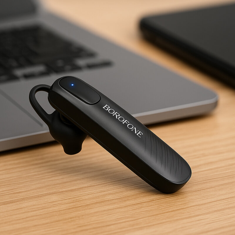 Casca Bluetooth cu microfon, A2DP, Borofone, BC20, negru