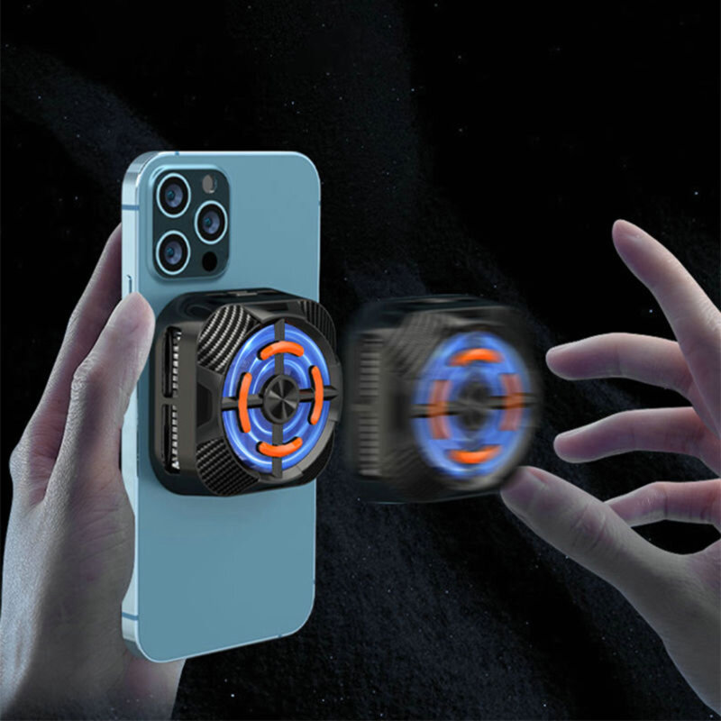 Cooler telefon magnetic cu lumini Borofone, negru, BG15