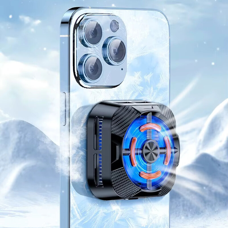 Cooler telefon magnetic cu lumini Borofone, negru, BG15