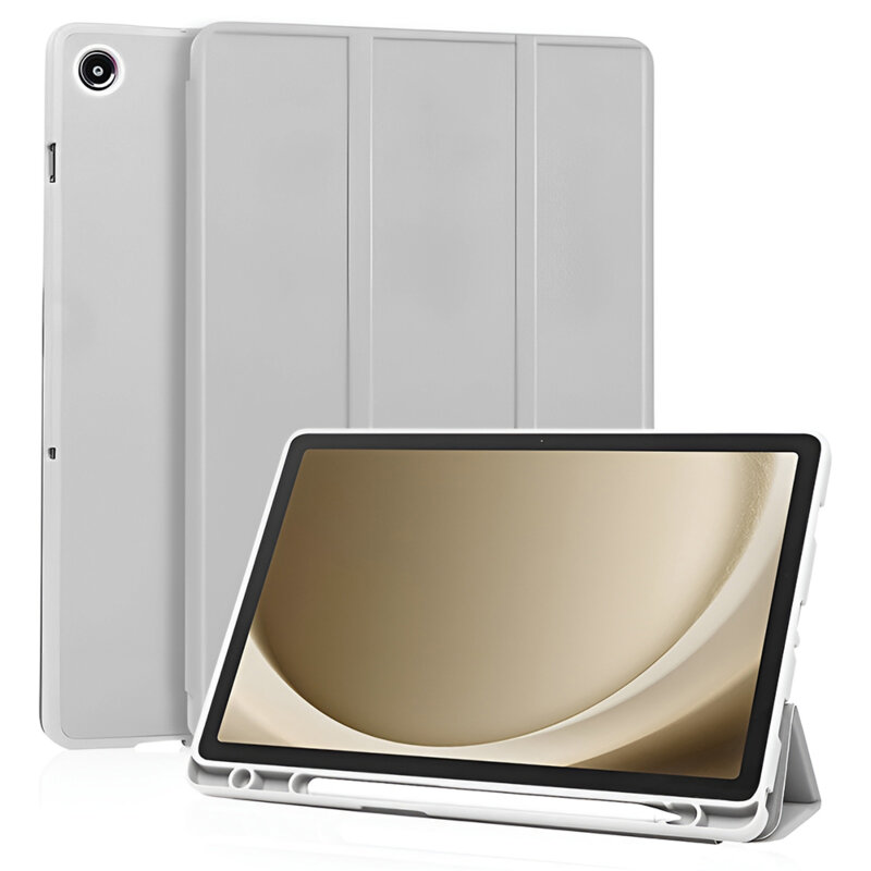 Husa Samsung Galaxy Tab A11 Plus Techsuit Flex Trifold Pen, gri
