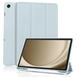 Husa Samsung Galaxy Tab A11 Plus Techsuit Flex Trifold Pen, bleu