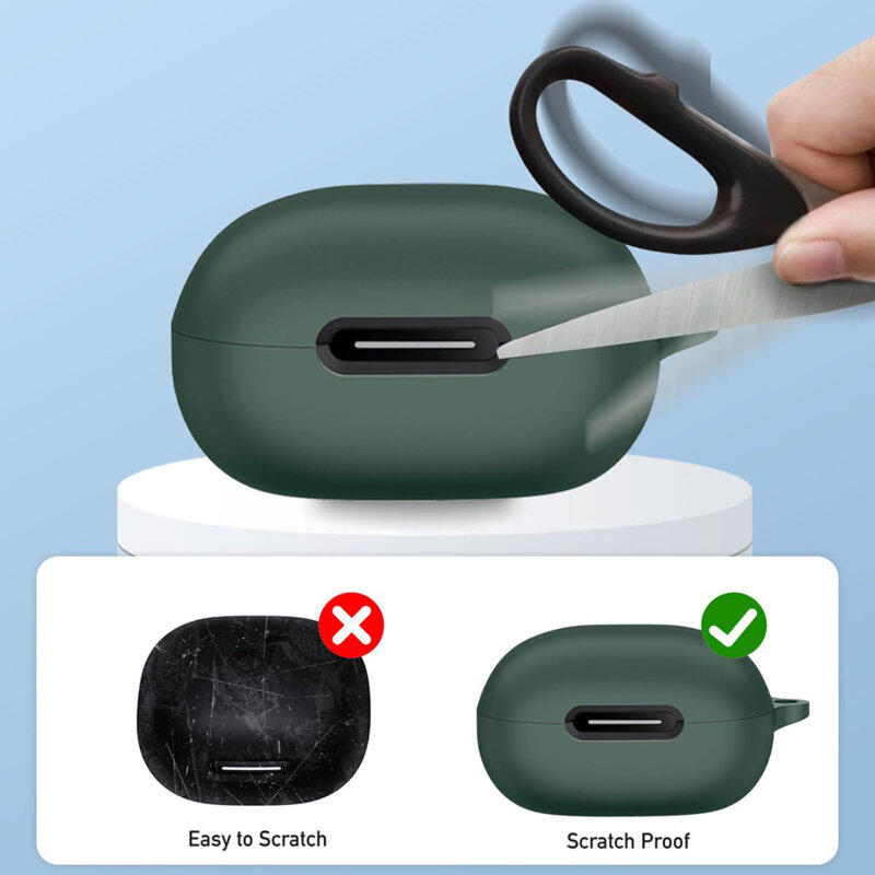 Husa AirPods 2 Techsuit Silicone Case, negru