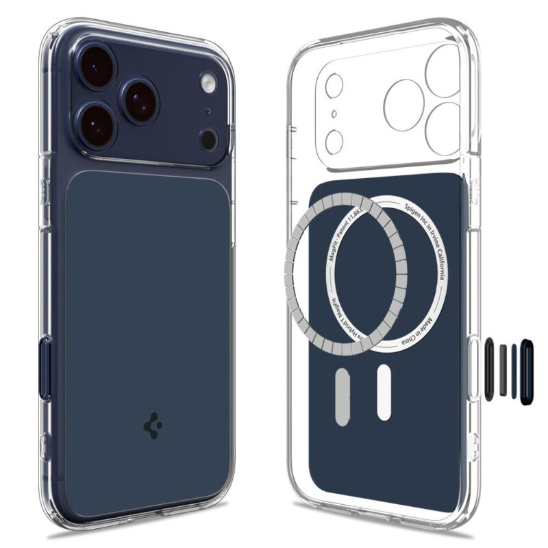 Husa iPhone 17 Pro Max Spigen Ultra Hybrid T MagSafe, bleumarin