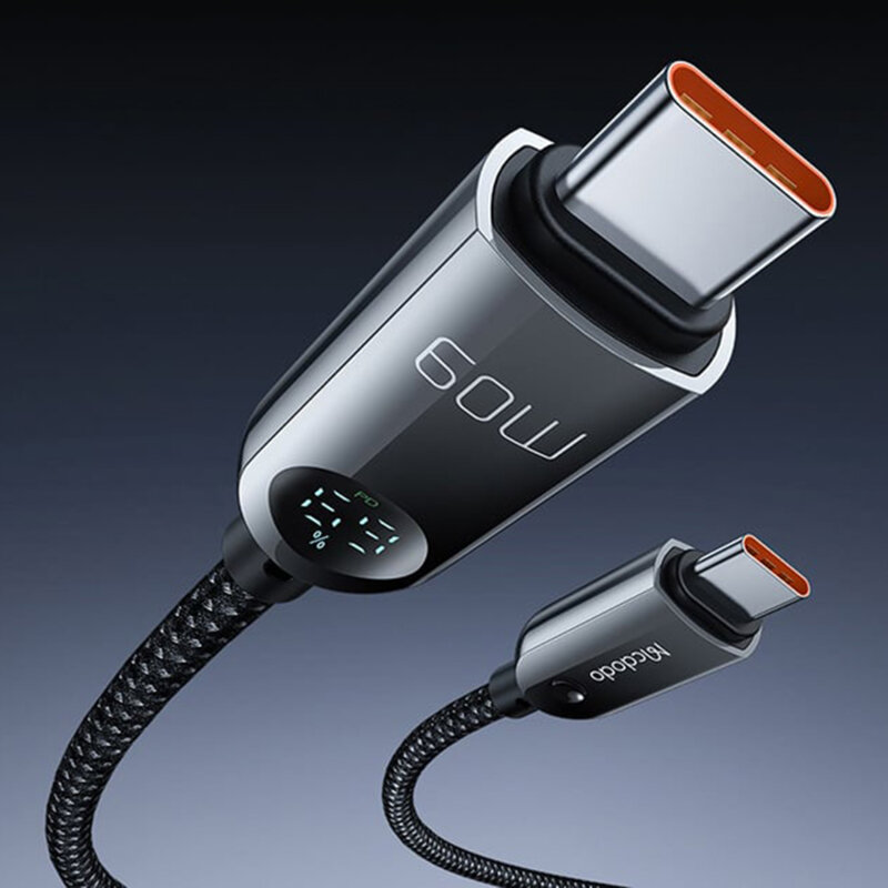 Cablu Type-C Fast Charge 60W cu display, Mcdodo, 1.2m, CA-4780
