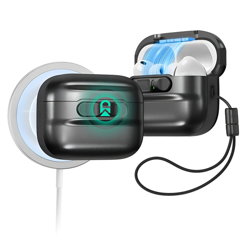 Husa Apple AirPods Pro 3 ESR Pulse Magnetic FlickLock, negru
