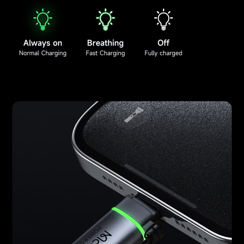 Adaptor Type-C la Lightning 3A, 480Mbps, 36W Mcdodo, OT-2590, negru