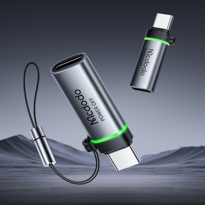 Adaptor Lightning la Type-C 3A, 480Mbps, 60W Mcdodo, OT-6010, negru