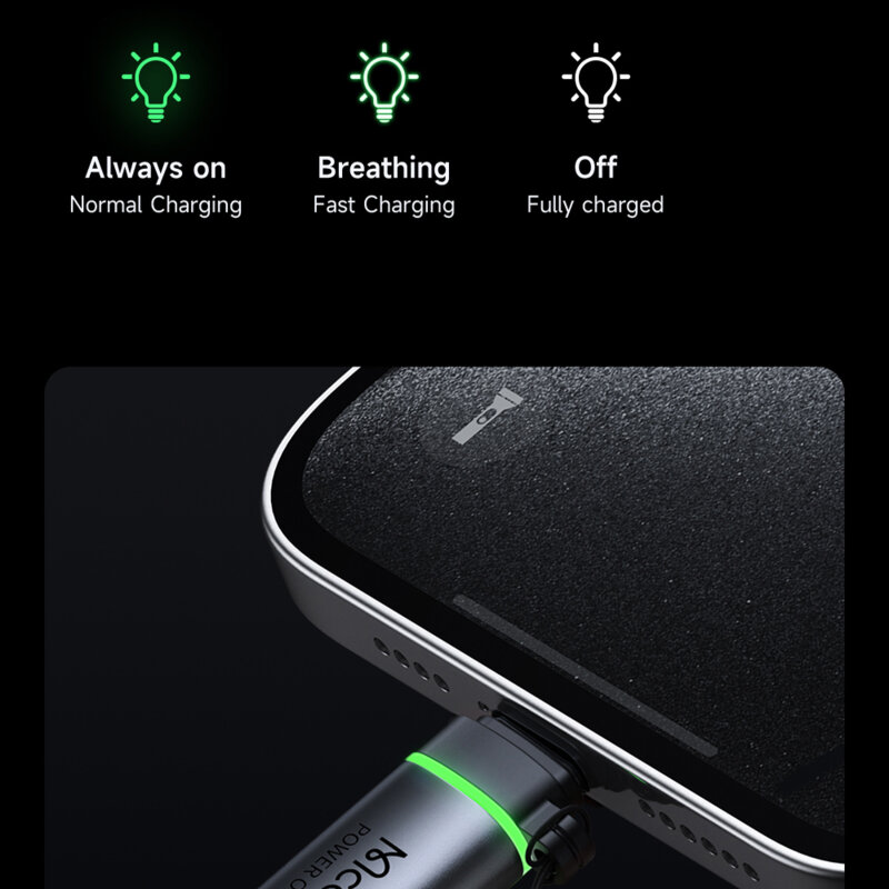 Adaptor Lightning la Type-C 3A, 480Mbps, 60W Mcdodo, OT-6010, negru