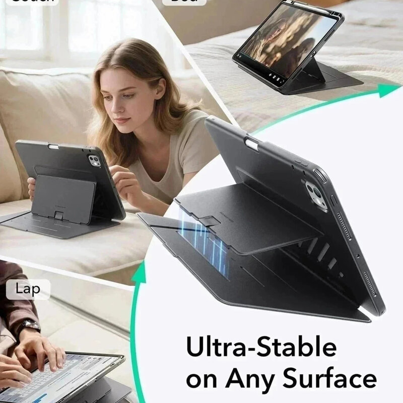 Husa iPad Pro 11 (2024) ESR Flip Hybrid Pen, mov