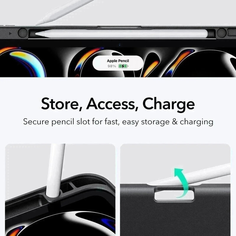 Husa iPad Pro 11 (2025) ESR Flip Hybrid Pen, mov