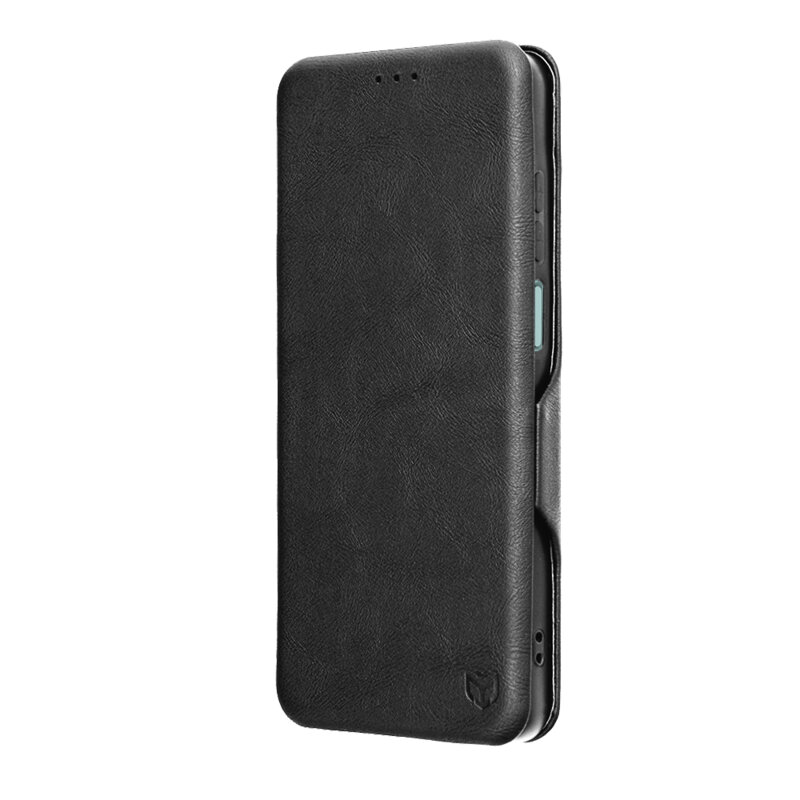 Husa 360° Honor X5c Plus Techsuit Safe Wallet Plus, negru