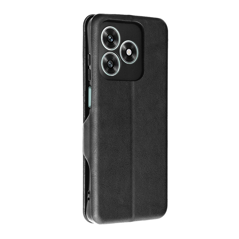 Husa 360° Honor X5c Plus Techsuit Safe Wallet Plus, negru