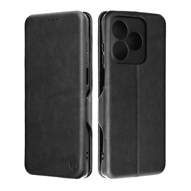 Husa 360° Honor X5c Plus Techsuit Safe Wallet Plus, negru