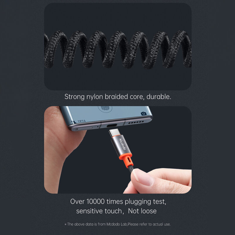 Cablu audio Type-C la Jack 3.5mm Mcdodo CA-0900, 1.8m, negru